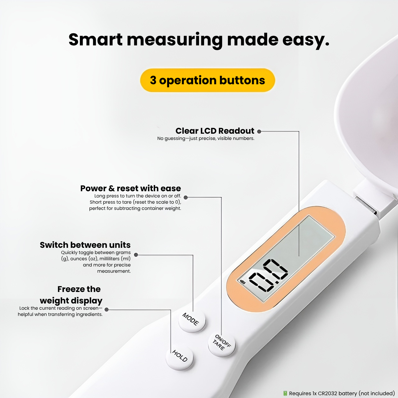 MundoSpoon – Electronic Scale Spoon